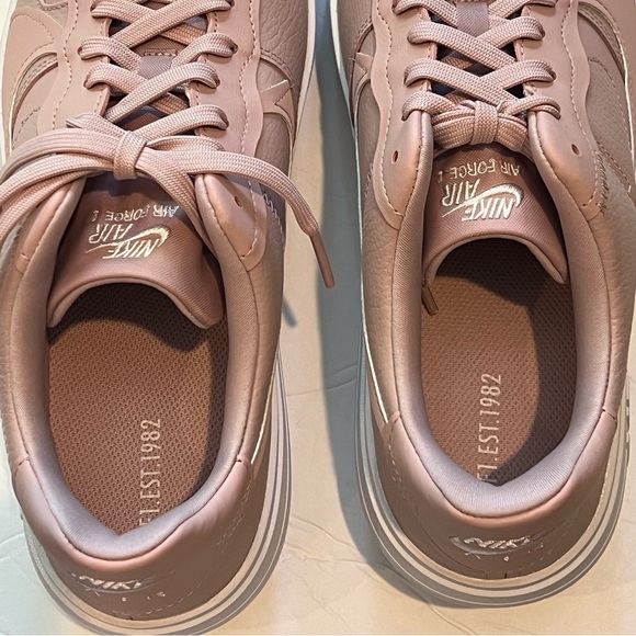 Nike Air Force 1 Low PLT.AF.ORM Light Soft Pink Oxford Women's Sz 12 Platform - Picture 7 of 13